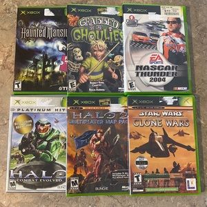 NEW LIST!   BUNDLE OF 6 XBOX GAMES.